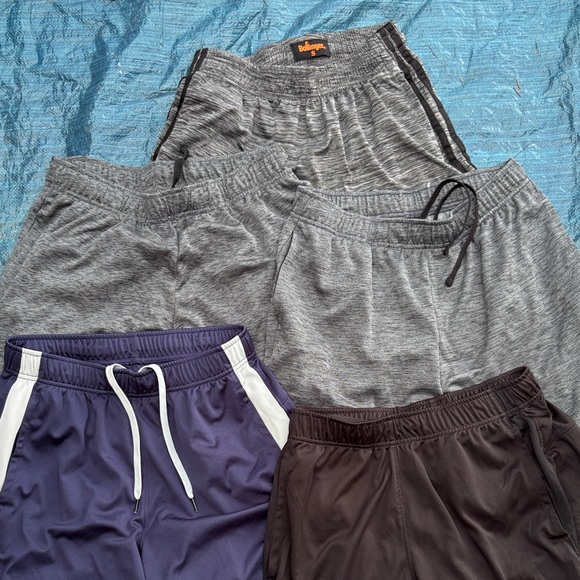 Old Navy Men's Athletic Shorts - Gray and Blue - Picture 1 of 2